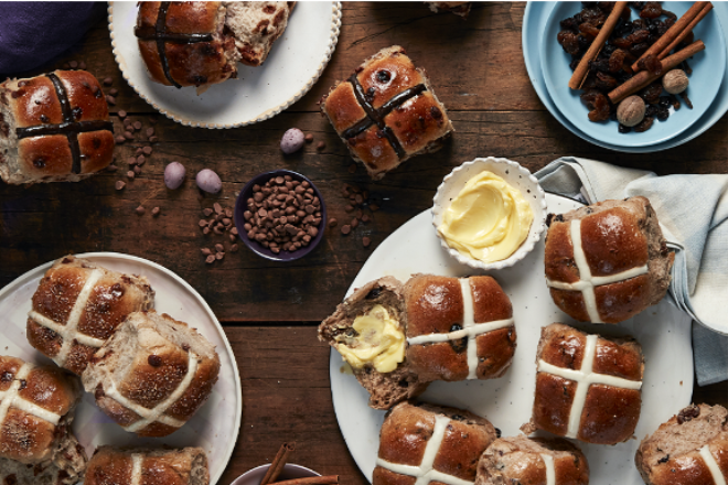 Bakers Delight Hot Cross Buns